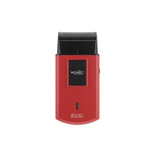 Image of Ikonic Cordless Electric Shaver – Ultra Thin, Red
