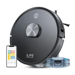ILIFE A20 Pro Robot Vacuum Cleaner with Advanced LiDAR Navigation, 6500Pa Suction, Customised Cleaning 