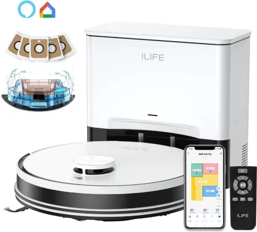 Image of ILIFE A30 Pro Self-emptying Robot Vacuum with LiDAR Navigation @5000Pa