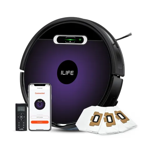 Image of ILIFE V3s Max Robot Vacuum – 3000Pa, App/Alexa