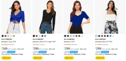 ILLI LONDON Womens Tops at minimum 80% Discount