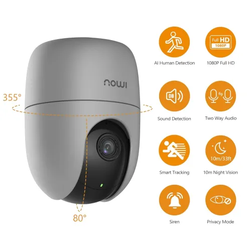 Image of Imou 360° 1080P Full HD Security Camera, Human Detection, Motion Tracking