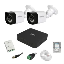 Impact by Honeywell 2 MP Wired CCTV KIT