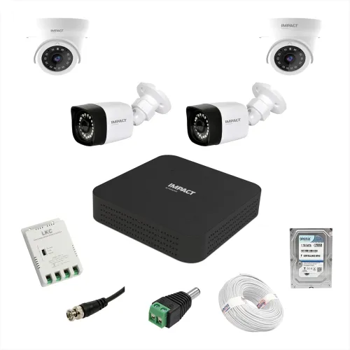 Image of IMPACT BY HONEYWELL 2 MP CCTV KIT