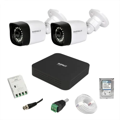 Image of Impact by Honeywell 2 MP Wired CCTV KIT 