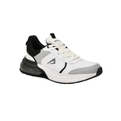 Image of Impakto Flex Onyx Men's Casual Cushioned Lace-Up Sneakers