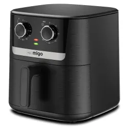 Impex Air Fryer 6.5L Large Capacity 1650W Electric Air Fryer for Home | 7-in-1 Preset Menu, Fry Grill Roast Steam Bake 