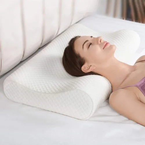Image of Importikaah Orthopedic Memory Foam Pillow – Contour Design for Neck & Shoulder Pain Relief, Reduces Headaches & Muscle T