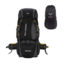 Impulse Rucksack bags 80 litres travel bag for men tourist bag for travel backpack for hiking trekking Bag for men campi