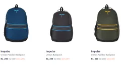 Impulse Backpacks upto 85% Discount