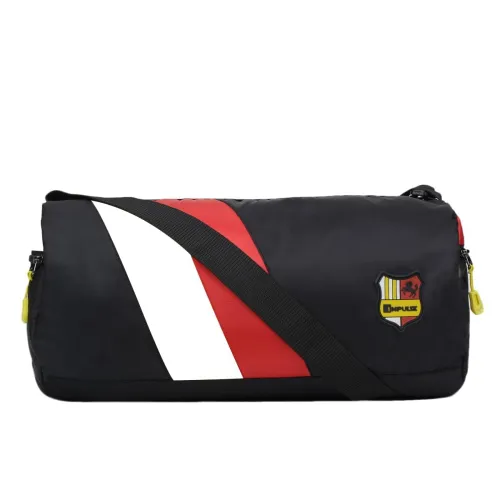 Image of Impulse Polyester 16 cms Black Travel Duffle