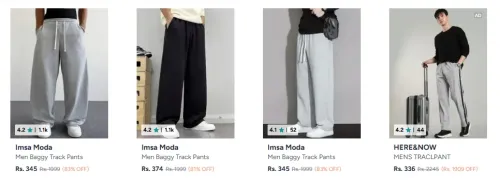Image of Imsa Moda Men's Pants upto 83% discount 