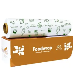 IMVELO Food Wrapping Paper Roll, 100m