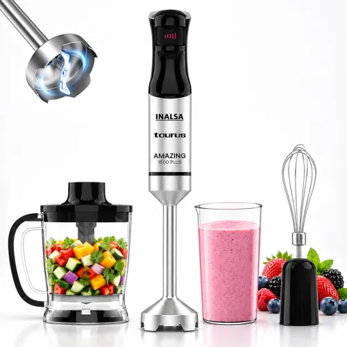 Image of Inalsa 1500 W Black/Silver Hand Blender