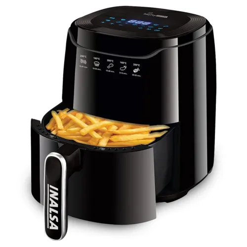 Image of INALSA Air Fryer 4.2 ltr | 1400 W with Air Crisp Technology 