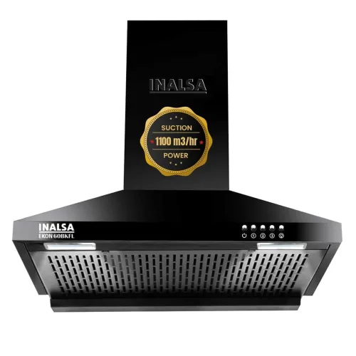 Image of INALSA EKON 60cm 1100 m³/hr Pyramid Kitchen Chimney With Elegant Look|