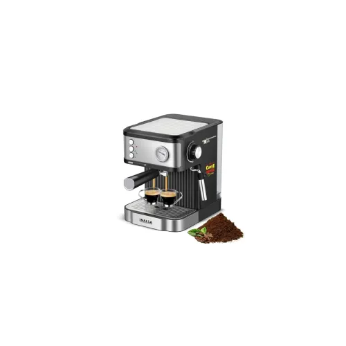 Image of INALSA Espresso Coffee Machine 15 Bar Pressure NTC Visible temperature Control Technology With Milk Frother for Home 