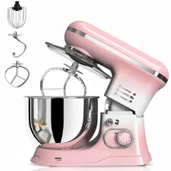 INALSA Stand Mixer 1200W|Pure Copper Motor|5.4 L SS Bowl With Splash