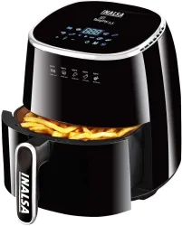 Inalsa Tasty Fry5.5, 1600 W With Smart Aircrisp Technology, Quick Heat Circulation Air Fryer (5.5 L)