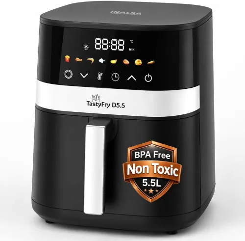 Image of Inalsa Tasty Fry D5.5 1400W Air Fryer 5.5L Air Crisp