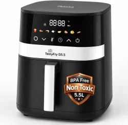 Inalsa Tasty Fry D5.5 1400W Air Fryer 5.5L Air Crisp