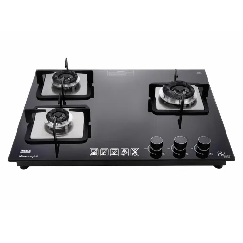 Image of INASLA Milano Arte 3B 3 Burner Auto Ignition Gas Stove