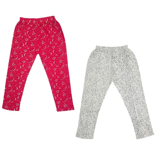 Image of indi weaves Girls Printed Pants 