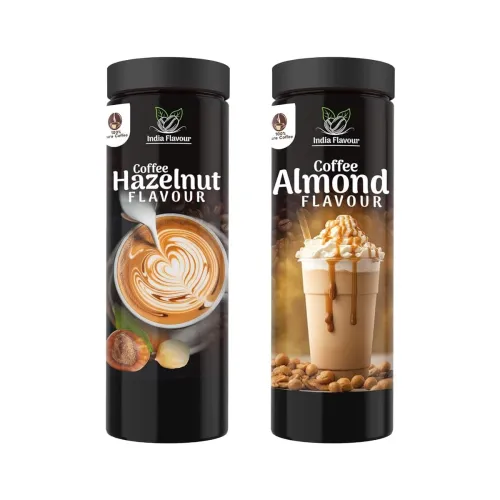 Image of India Flavour Hazelnut & Almond Coffee 2x100g