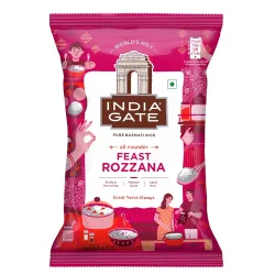 India Gate Basmati Rice Pouch, Rozzana, 1kg