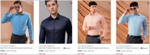 Image of The indian garage co men's Shirts Upto 80% Discount