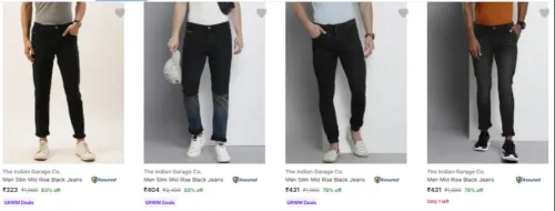 Image of The indian garage co men's Jeans Upto 83% Discount