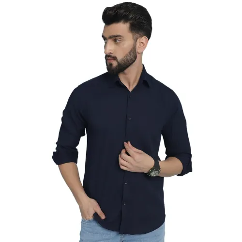 Image of Indian Needle Men's Striped Regular Fit Shirt