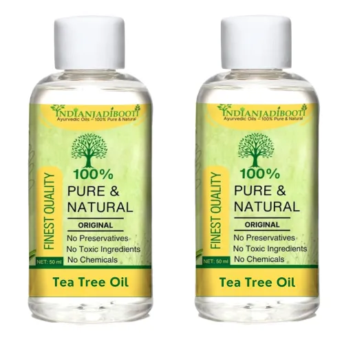 Image of IndianJadiBooti Tea Tree Oil 50mL (Pack of 2)