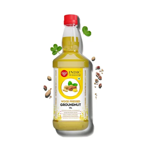 Image of IndicWisdom Wood Pressed Groundnut Oil