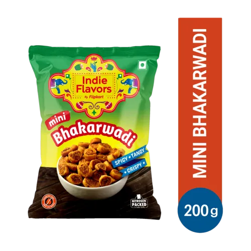 Image of Indie Flavors by Flipkart Mini Bhakarwadi (200 g)
