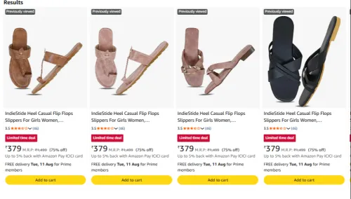 Image of IndieStide Heel Casual Flip Flops Slippers Starting Price ₹379 