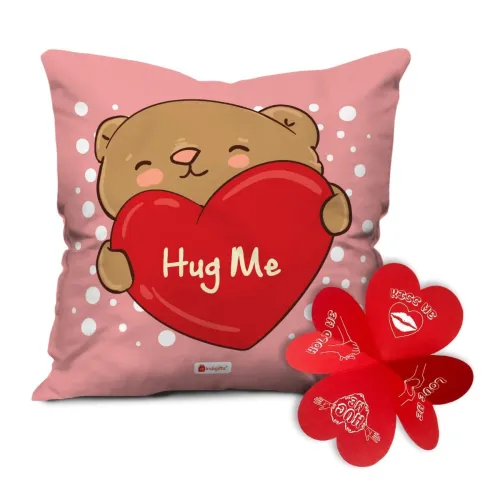 Image of Indigifts Microfiber Printed Cushion 12X12 Inches
