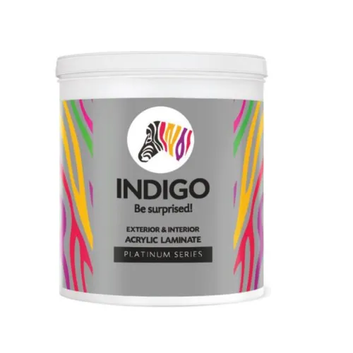 Image of Indigo Acrylic Laminate Platinum: Premium White Finish! 10 Liters