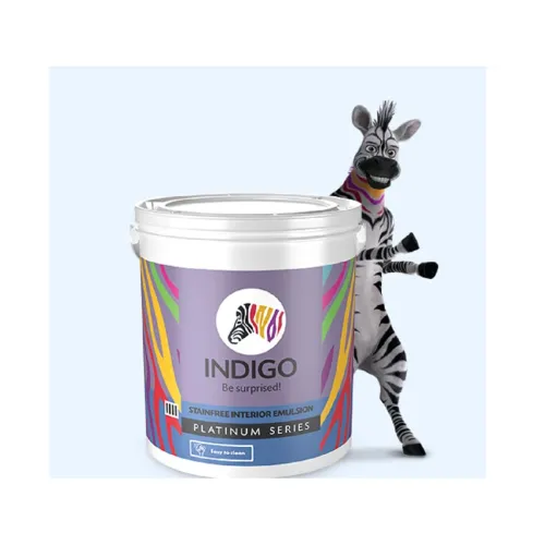 Image of Indigo Stain Free Interior Emulsion – White | Interior Paint | Soft Sheen finish | 4 Liters | White