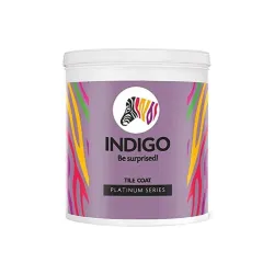 Indigo Tile Coat Platinum (Fire Red, 20L) - Premium Roof Paint