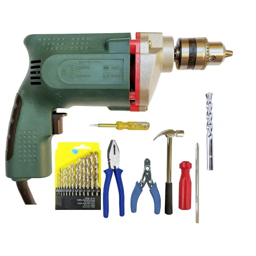 Image of Inditrust 10mm Electric Drill Machine with 13pc Tool Set