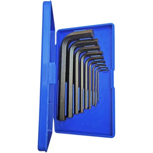 Image of Inditrust NEW Heavy duty 9pc Hex Allen key set Packet size Allen Key Set