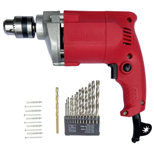 Image of Inditrust 6-Month warranty 350w 10mm RED Electric Drill machine