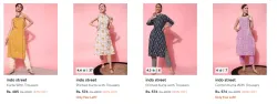 Indo Street Womens Dresses upto 81% discount