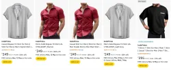 IndoPrimo Shirt For Men Starting @ ₹249