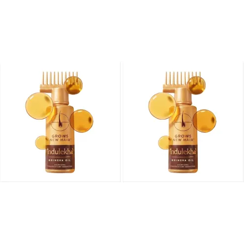 Image of Indulekha Bringha Ayurvedic Hair Oil 100 ml|| Hair Fall Control and Hair Growth