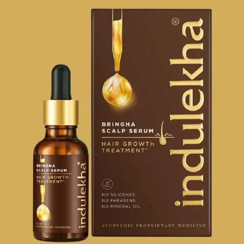 Image of indulekha Hair Growth Treatment Scalp Serum with Rosemary (30 ml)