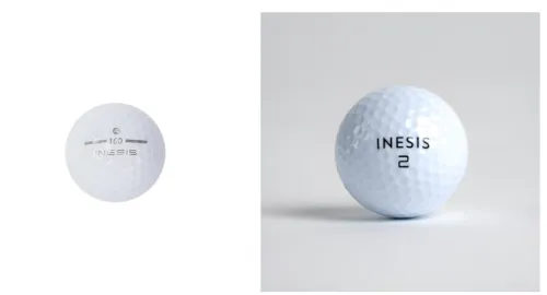 Image of Inesis By Decathlon Pabbled Golf Ball
