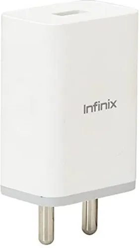 Image of Infinix 10 W 2 A Wall Charger for Mobile  (White)
