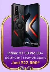 Infinix GT 30 Pro @ ₹22999 on Flipkart big Billion Days Sale
